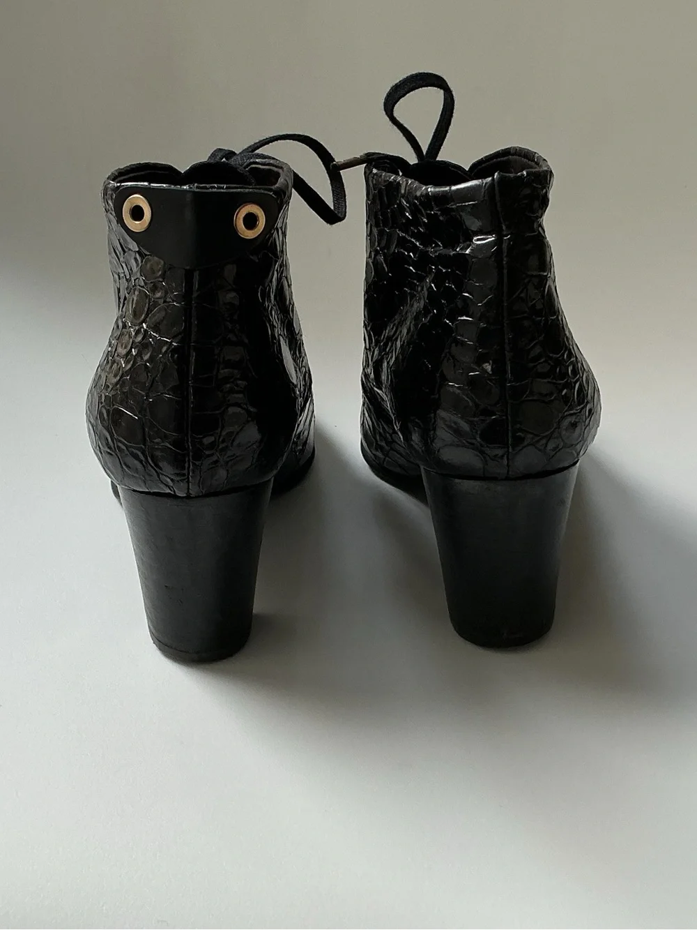 Carlo Pazolini Ankle Boots, leather, 3’ heel, black, US 6, Spain